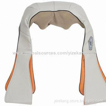 Infrared Kneading Neck Massager with 50-60Hz Frequency, Built-in Zipper